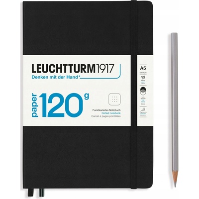 Leuchtturm1917 Edition Tečkovaný zápisník Medium A5 Black – Zboží Dáma