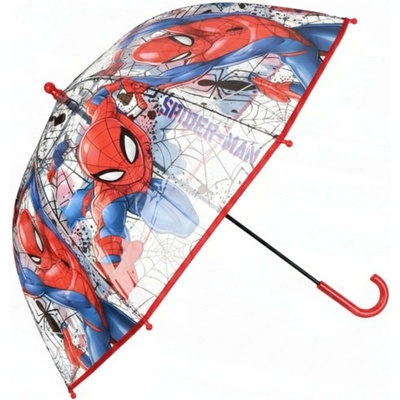 SunCity dětský průhledný deštník Spiderman