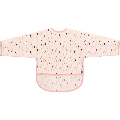 KikkaBoo Непромокаем лигавник с ръкави и джоб KikkaBoo - Arty, Pink Pattern (31303030058)