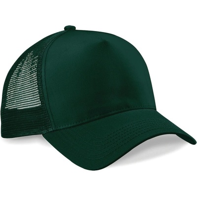 Beechfield Snapback Trucker tmavo zelená
