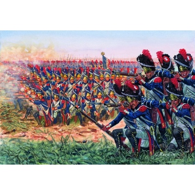 Italeri NAPOLEONIC WARS: FRENCH GRENADIERS Model Kit figurky 6072 1:72