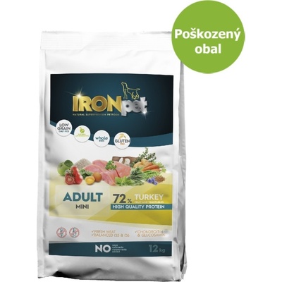 Ironpet Turkey Mini Adult 12 kg