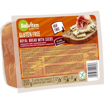 Balviten Kráľovský chlieb tmavý bez lepku 250 g
