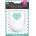 DALPRINT Decorative hole punch azure 3, 7cm heart
