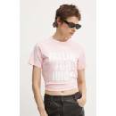 Juicy Couture Тениска Juicy Couture FALLIN FOR JUICY FITTED TSHIRT в розово JCGCT224020 (JCGCT224020.121)