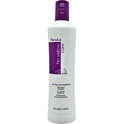 Fanola No yellow šampón na šedivé zosvetlené a odfarbované vlasy 350 ml