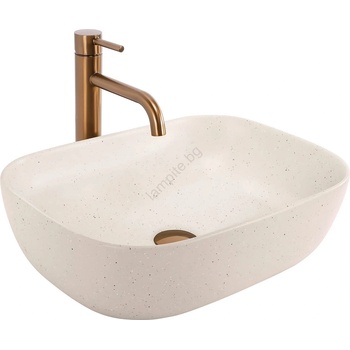 Rea REA-U4000 - Мивка за плот BELINDA 33x46, 5 см керамика/имитация на камък (RE0296)