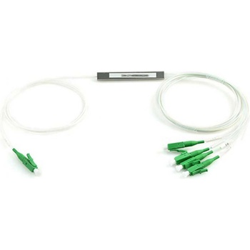 Conneu Оптичен PLC сплитер 1х4 с LC-APC конектори, Blockless, Conneu (PLC-104-LCA1-LCA1-BL)