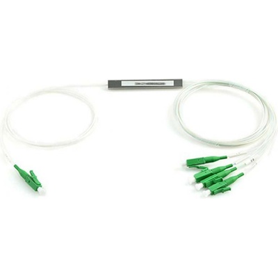 Conneu Оптичен PLC сплитер 1х4 с LC-APC конектори, Blockless, Conneu (PLC-104-LCA1-LCA1-BL)