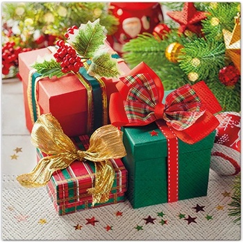 TaT servítky Gifts with Bow 33x33cm