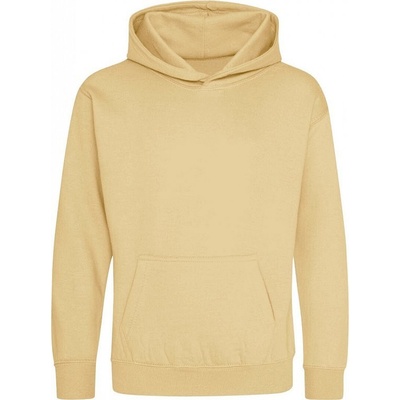 Just Hoods Dětská klokánka s dvojitou kapucí 80% bavlna béžová písková