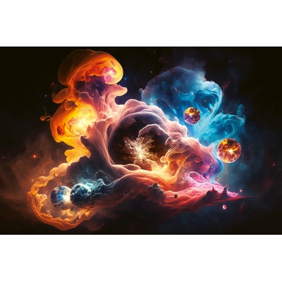 DIMEX ART Флизелинов фототапет космически дим 375 x 250 см