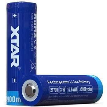 XTAR Акумулаторна батерия LiIon 21700 3, 7V 4900mAh XTAR