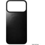 Nomad Гръб Nomad Magnetic Leather Back, Magsafeза iPhone 17 Pro Max / 18 Pro Max - Черен