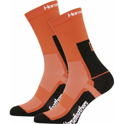 Horsefeathers Cyklistické ponožky Cadence Long Socks burnt orange
