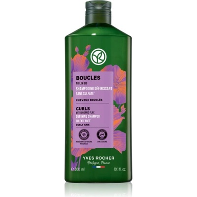 Yves Rocher Boucles šampon pro kudrnaté a vlnité vlasy with organic flax 300 ml