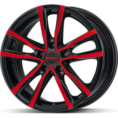 MAK Milano 7x17 4x100 ET40 black red