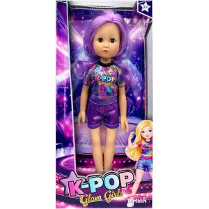 DIMIAN Кукла Dimian - K-Pop Glam Girls, 35 cm, с лилава коса (BD1688KP)