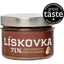 Čokoládovňa Janek Lískovka 71% lieskovoorieškový krém s kakaom 250 g