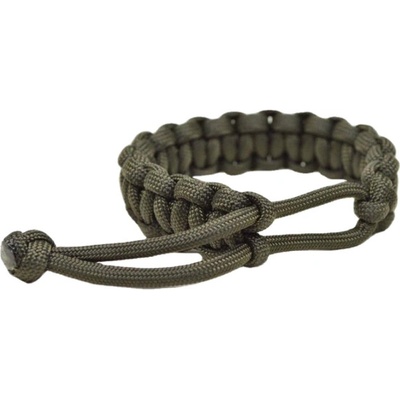 WARAGOD Гривна от паракорд с регулируема закопчалка Ilmë, зелена (WAR0073024)