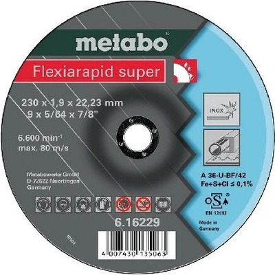 Metabo Rezný kotúč 230 x 22,3 mm 616229000