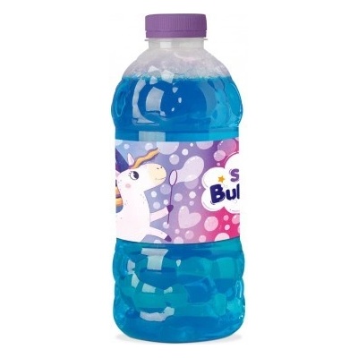 Náplň do bublifuku 1 litr Jednorožec v plastové lahvi