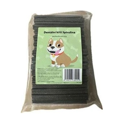 JOPOPET Pochoutka Dentální kříž Spirulina 12,5 cm 50 ks