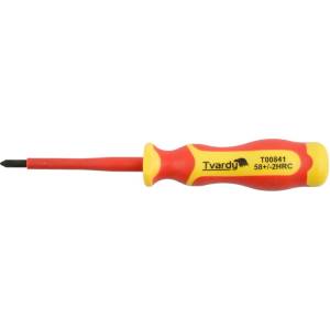 Tvardy Изолиран плосък отвертка PH1x80 VDE 60902 (T00841)