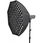 Visico softbox 80см с медена пита + speed ring за студийна светкавица