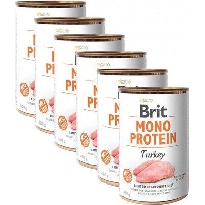 Brit Adult Mono Protein Turkey 6 x 400 g