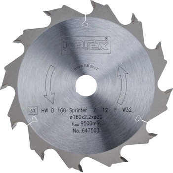 Narex 160×2.2×20 12FZ Sprinter 00647503