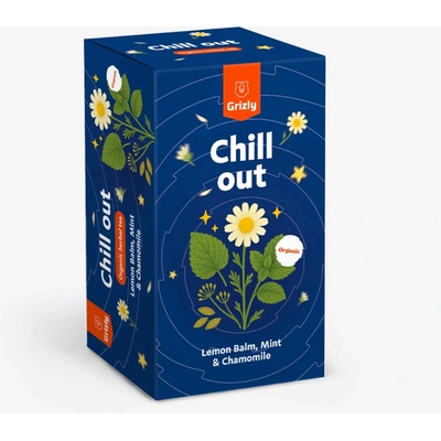 GRIZLY Chill out BIO bylinný čaj 20 ks
