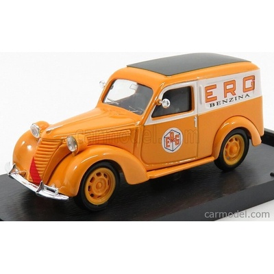 Brumm Fiat 1100 Van Furgone Erg 1950 Oranžová Bílá 1:43