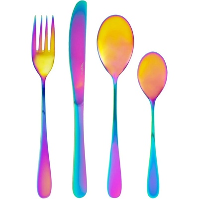 Pintinox Комплект прибори за хранене PRINCESS RAINBOW, комплект от 24 бр. , многоцветен, Pintinox (PIN2CU07091)