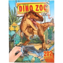 Dino World 3498975 Dino ZOO 2 kreativní sešit se samolepkami