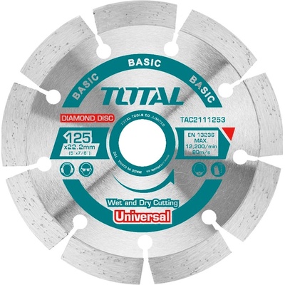 Total Kotúč diamantový rezný segmenový 230 × 22,2 mm TAC2112303