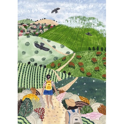 Pieces & Peace - Puzzle Wine Country Hike - 1 000 piese