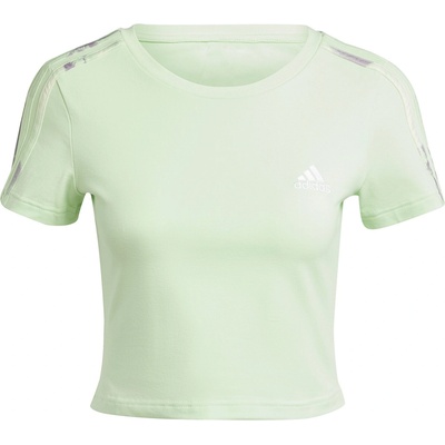 adidas Бебешка къса блуза Adidas Women's Baby T Cropped Crop Top - Green