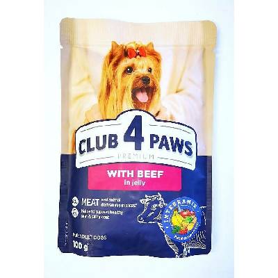 Club4Paws DOG Adult Beef in Jelly 100 g