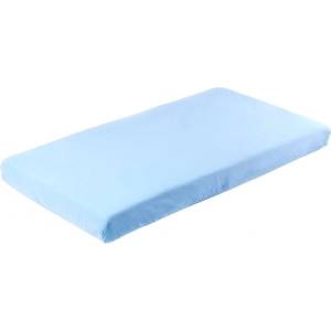 Sensillo Бебешки чаршаф с ластик Sensillo - 120 х 60 cm, син (SILLO-2204) - baby
