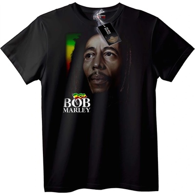 NOONEBRAND Тениска Bob Marley Регетон Легенда - 2XL, Black