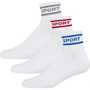 DKNY Чорапи DKNY Mens 3 Pack Sports Socks Apollo - 3pk White