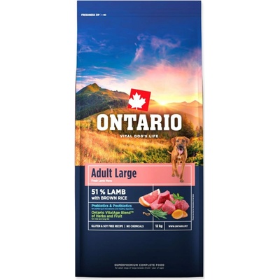 Ontario Adult Large Lamb & Brown Rice 20 kg