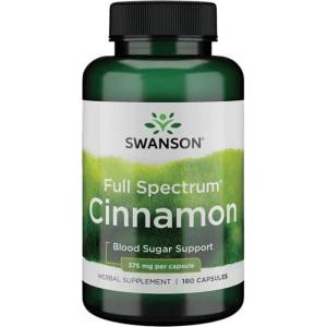 Swanson Full Spectrum Cinnamon, 375 mg, 180 капсули, Swanson (SW1025)