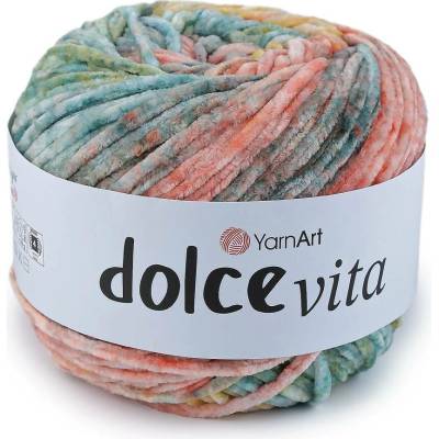Pletací žinylková příze Dolce Vita 150 g Varianta: 5 (3402) multikolor, Balení: 1 ks