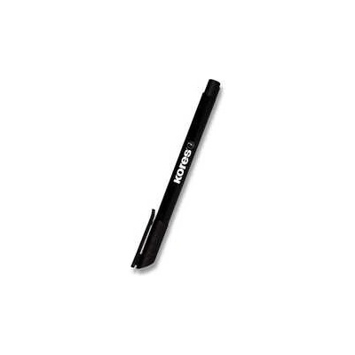 Permanentný popisovač Kores K-Marker tenký čierny