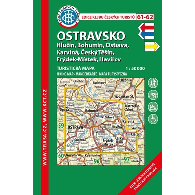 KČT 61-62 Ostravsko 1:50 000