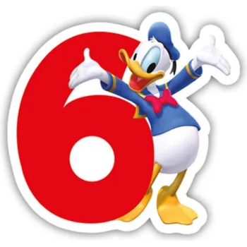 Image 1 of Procos Свещ за рожден ден на Мики Маус - число 6