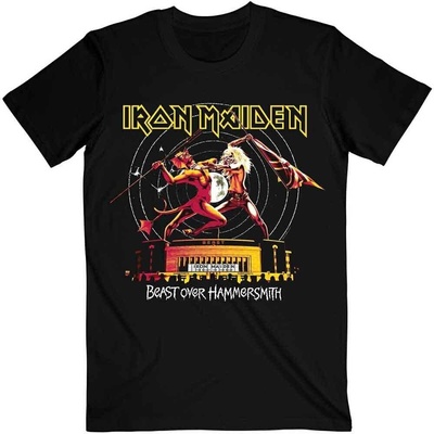 Iron Maiden Beast Over Hammersmith Eddie & Devil Tonal Black M Риза (IMTEE155MB02)