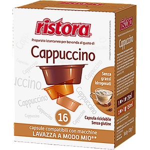 ristora Кафе капсули Ristora Cappuccino за A Modo Mio, 16 бр